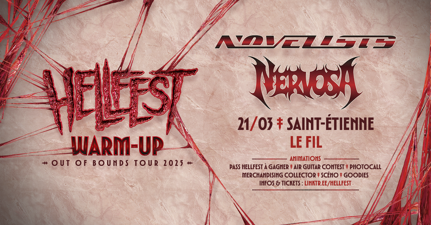 Hellfest Warm Up Tour Novelists Nervosa Concert Le Fil Saint Tienne